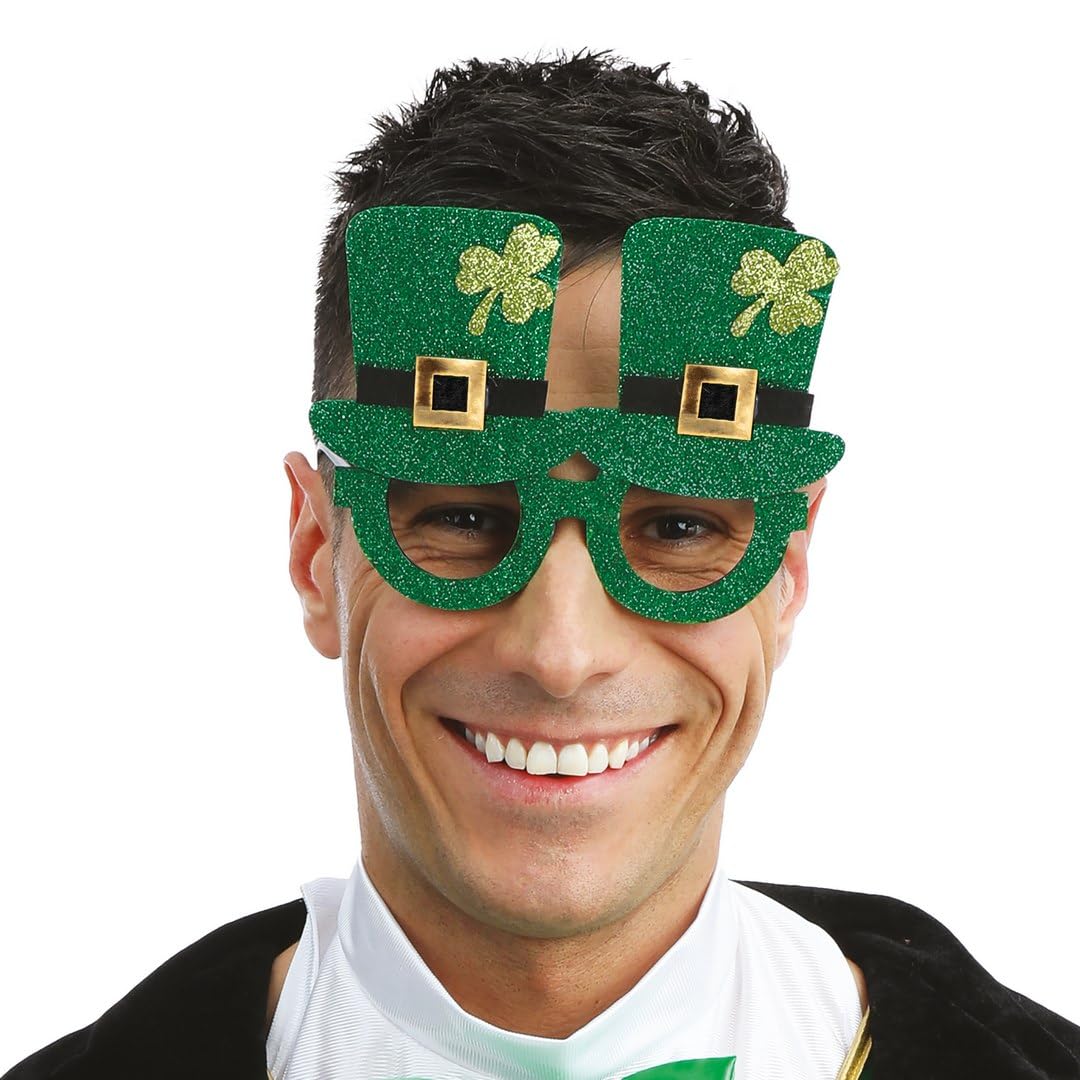 ptit-clown-23242-st-patrick-s-hut-brille-gr-n-gold-f-r-erwachsene image 4