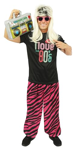 ptit-clown-80er-jahre-retro-kost-m-herren-t-shirt-und-hose image 8