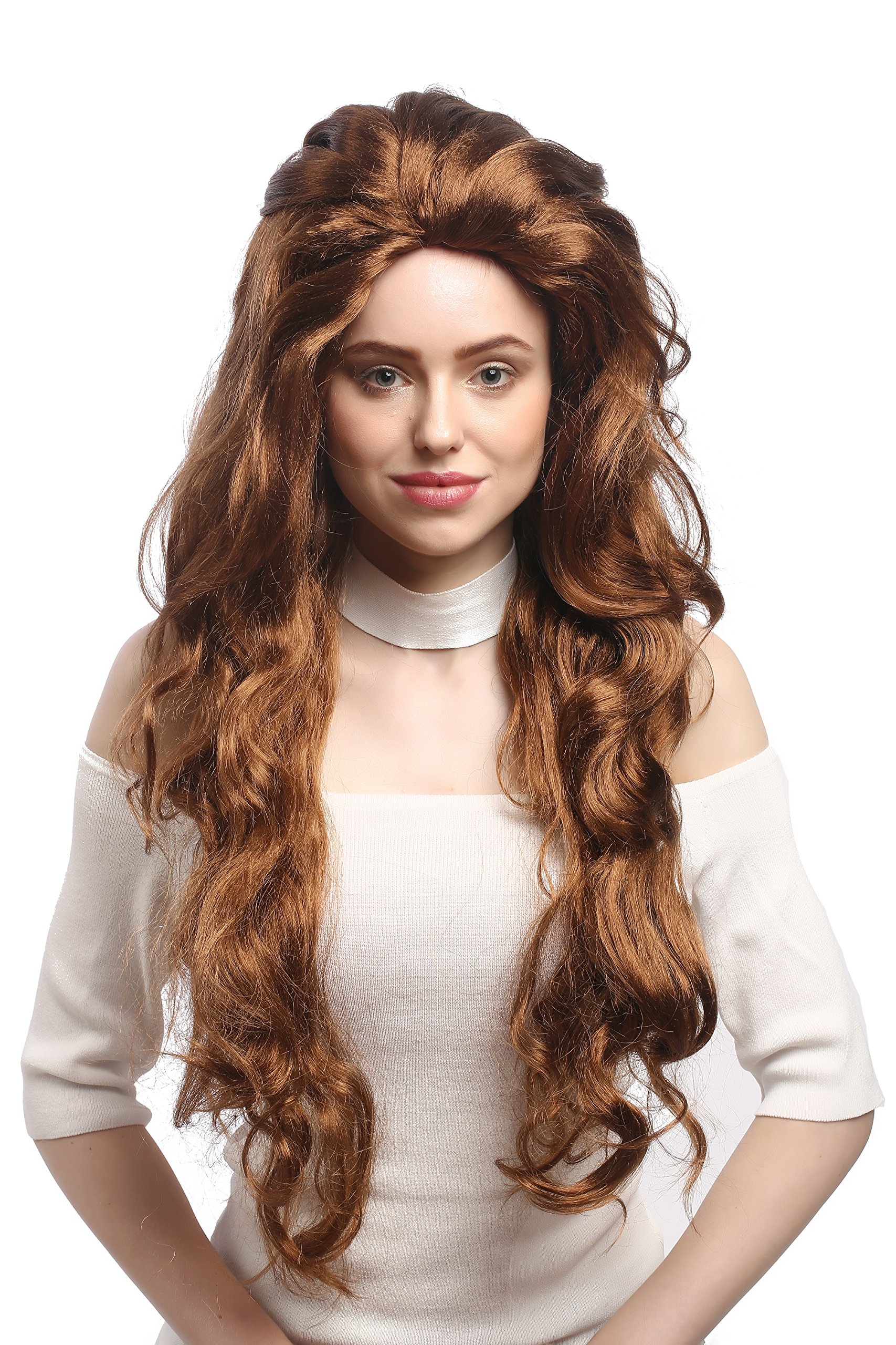 wig-me-up-91320-za30a-damenper-cke-sehr-lang-wellig-rotbraun-75-cm image 2