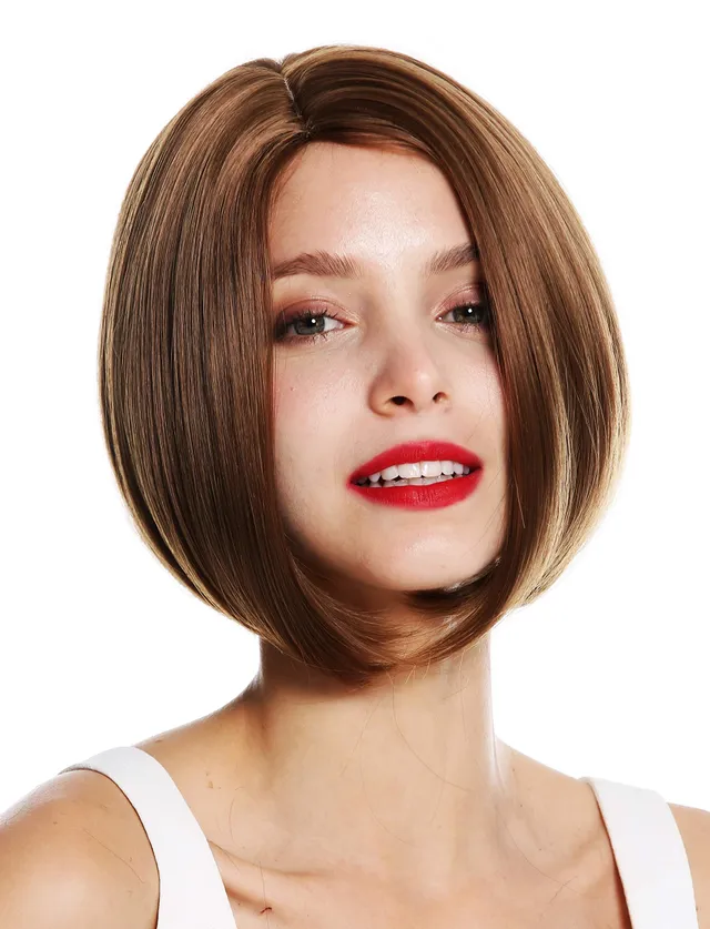wig-me-up-vk-54-12-damen-per-cke-longbob-kurz-glatt-braun image 1