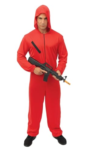 ptit-clown-r-uber-kost-m-overall-rot-mit-kapuze-erwachsene-s-m image 8