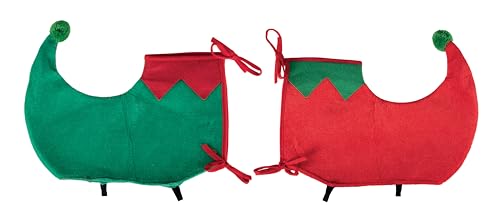 ptit-clown-23641-berschuhe-wichtel-elfe-weihnachten-einheitsgr-e-gr-n-rot image 4