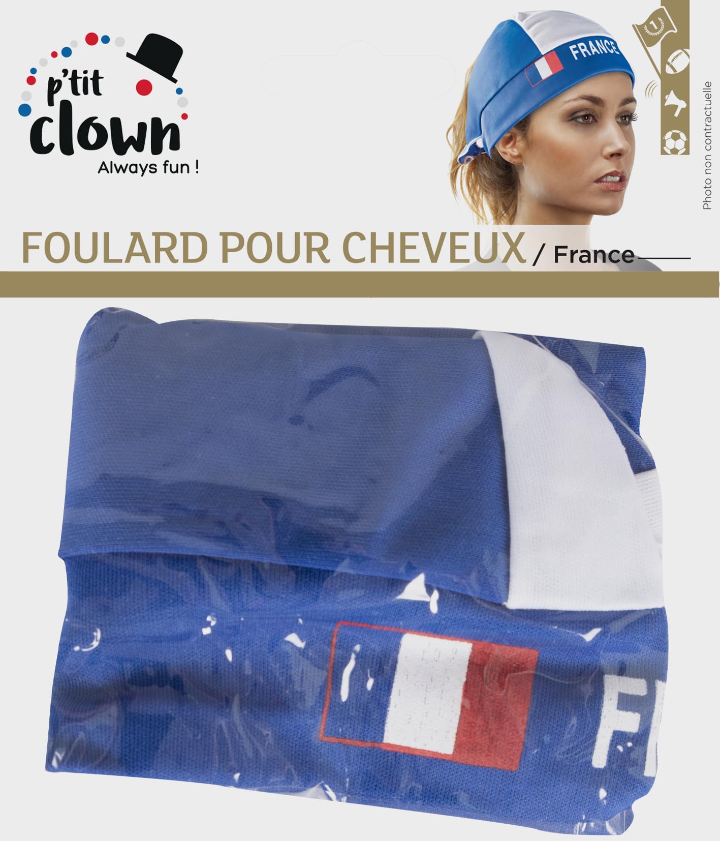 p-tit-clown-france-haartuch-halstuch-one-size-schal-f-r-haare image 2