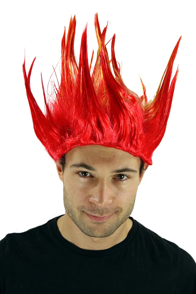 wig-me-up-lm-217-13hpc2b-feuerteufel-per-cke-rot-mit-spikes image 1