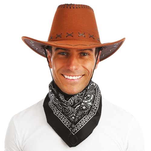ptit-clown-cowboy-bandana-f-r-erwachsene-halstuch-western image 6