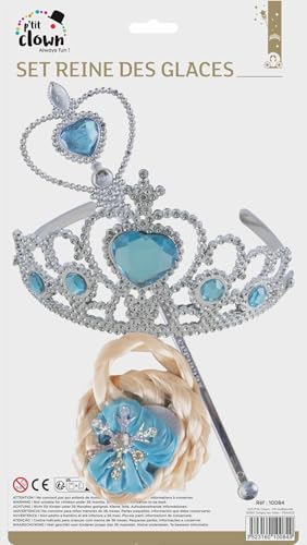 ptit-clown-queen-of-eis-set-diadem-zauberstab-zopf image 5