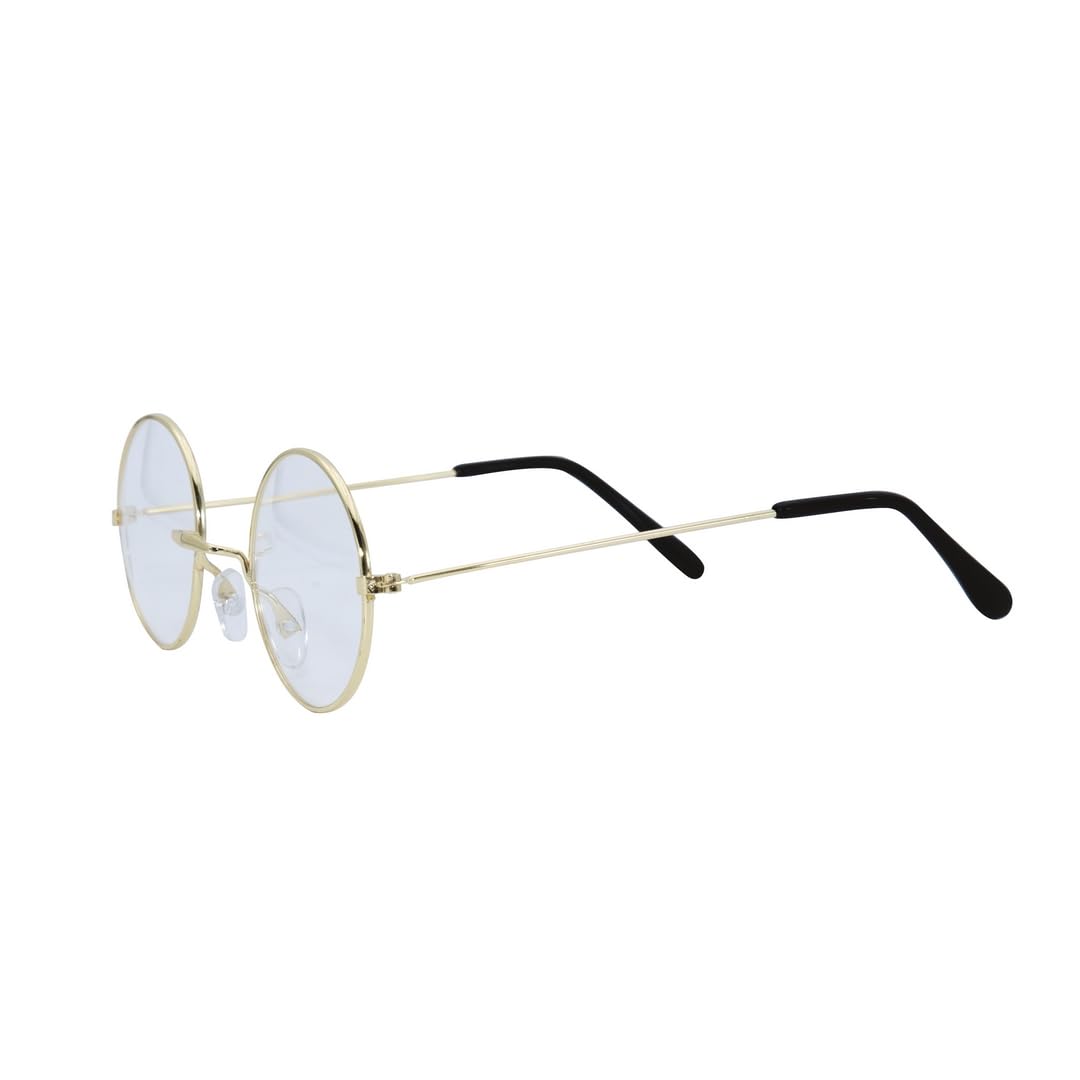 p-tit-clown-verkleidungsbrille-ohne-st-rke-gold-unisex-erwachsene image 3