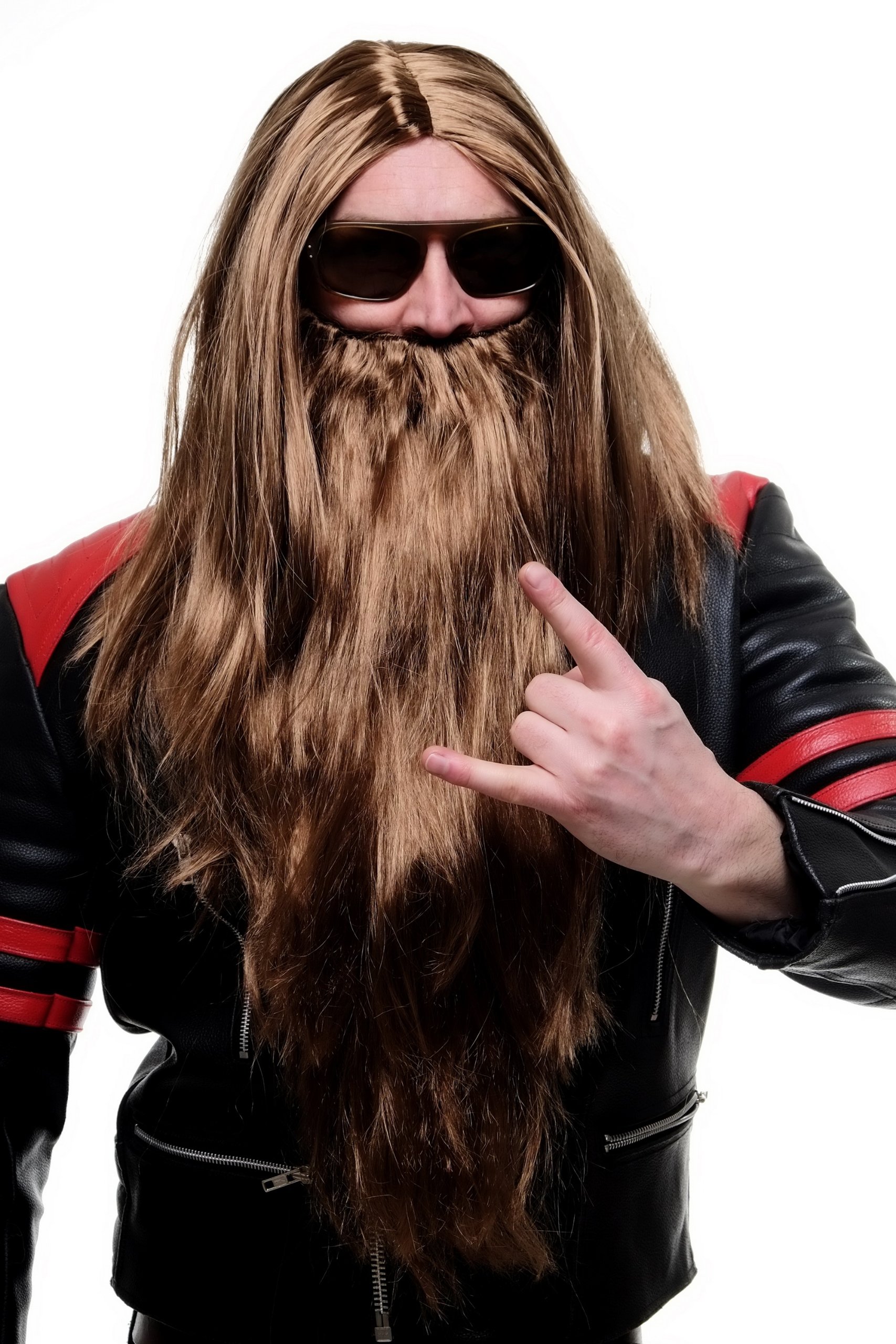 wig-me-up-pw0210-p8-per-cke-bart-set-braun-f-r-zauberer-wikinger-barbar image 2