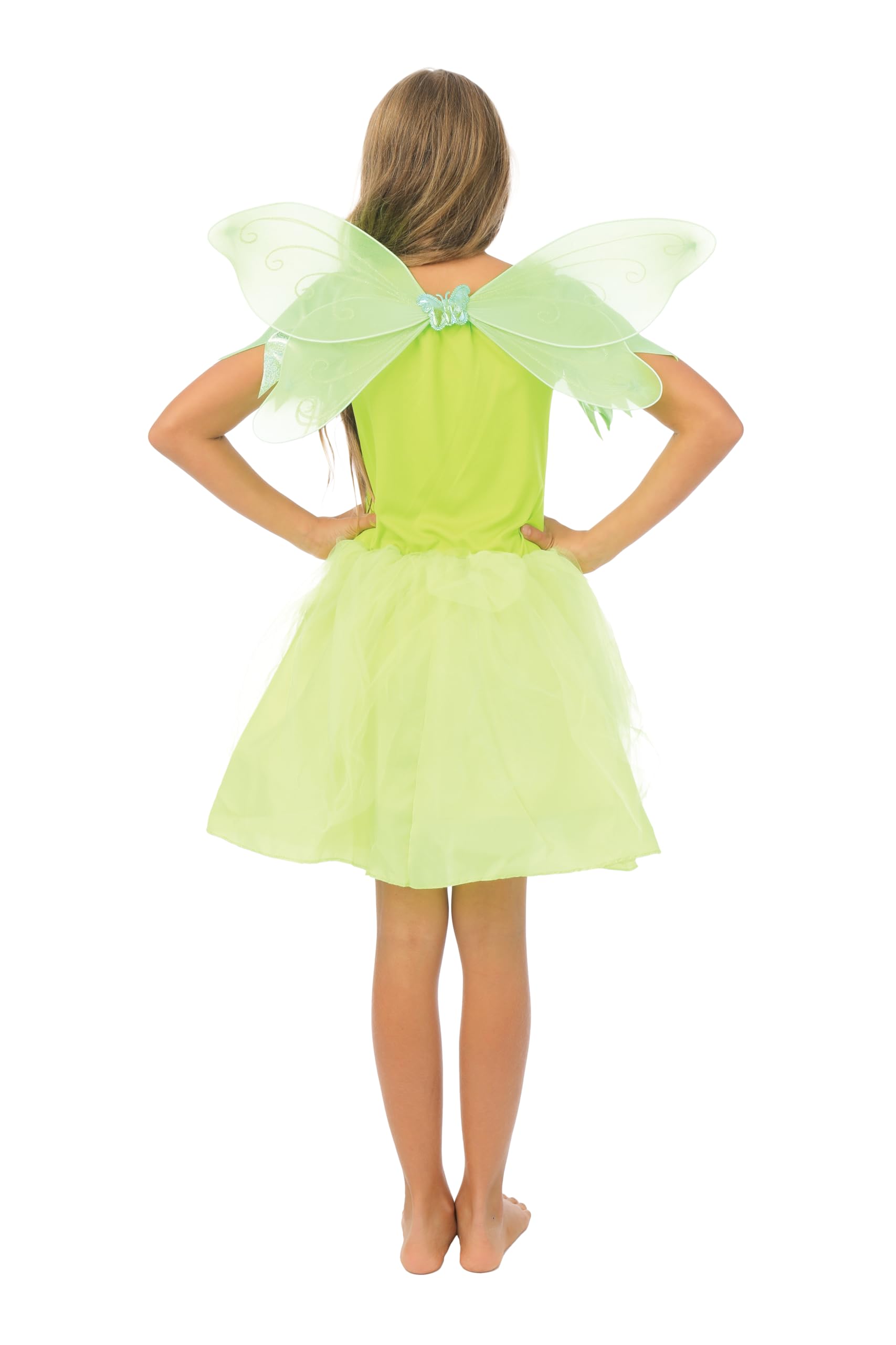 p-tit-clown-fee-kost-m-m-dchen-10-12-jahre-gelb-gr-n image 3