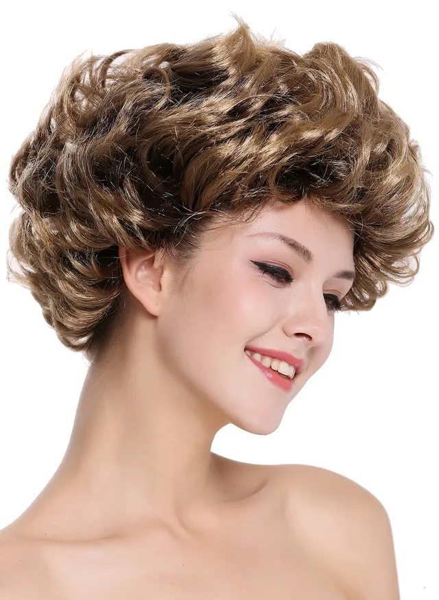 wig-me-up-91097-za4tza7-damenper-cke-retro-locken-80er-braun-mix-kurz image 1