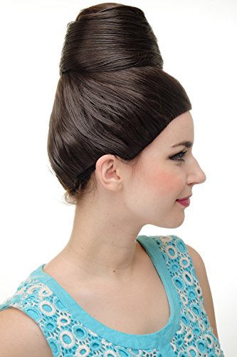 wig-me-up-gfw2200-6-damenper-cke-beehive-dutt-mittelbraun-25-cm-vintage-50er-60e image 7