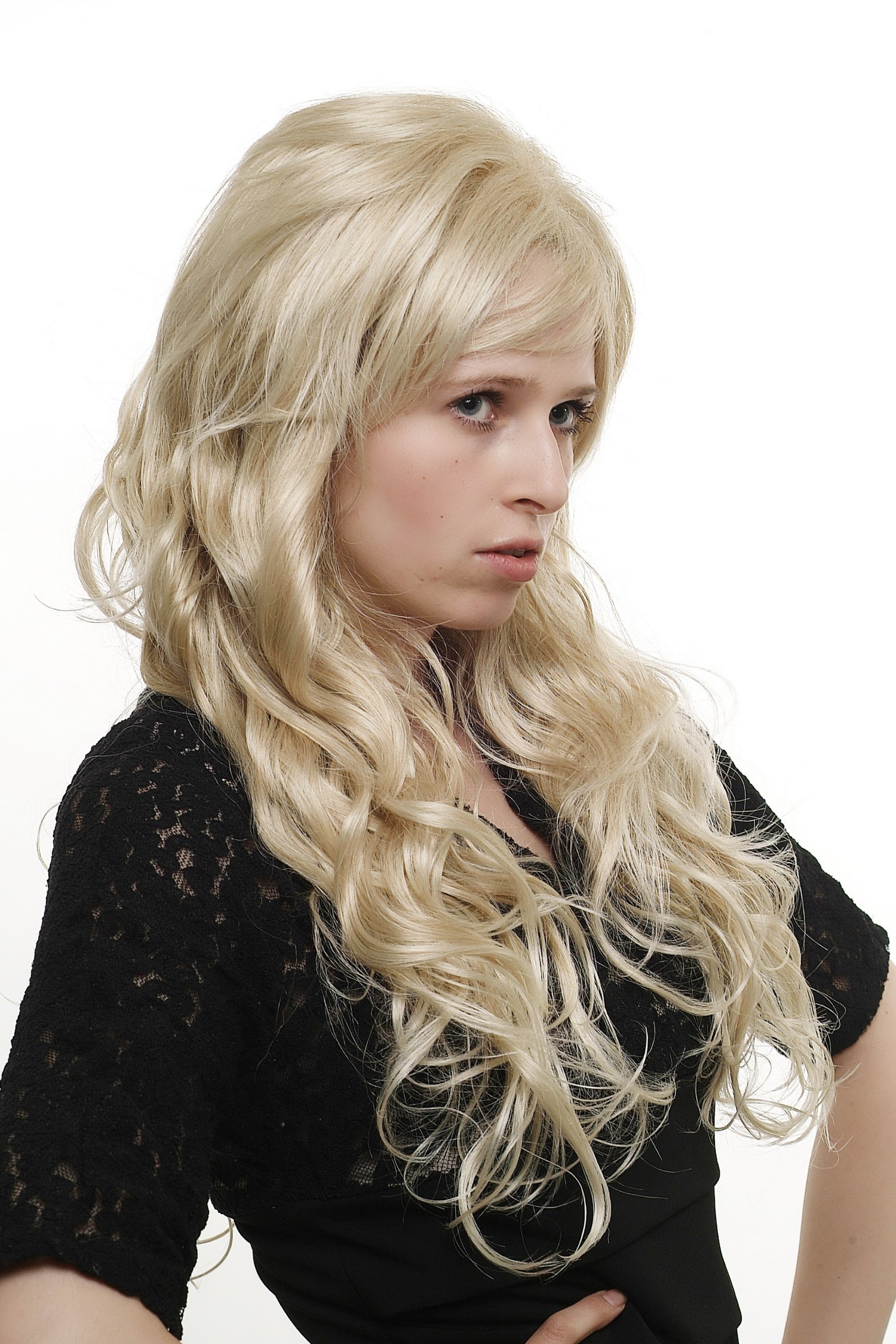 wig-me-up-sa027-27t613-damenper-cke-lang-blond-gelockt-mit-platin-spitzen image 2