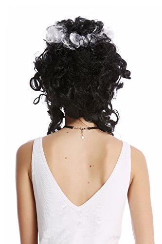 wig-me-up-91082-za103-za62-beehive-per-cke-frankensteins-braut-schwarz-mit-wei-e image 7