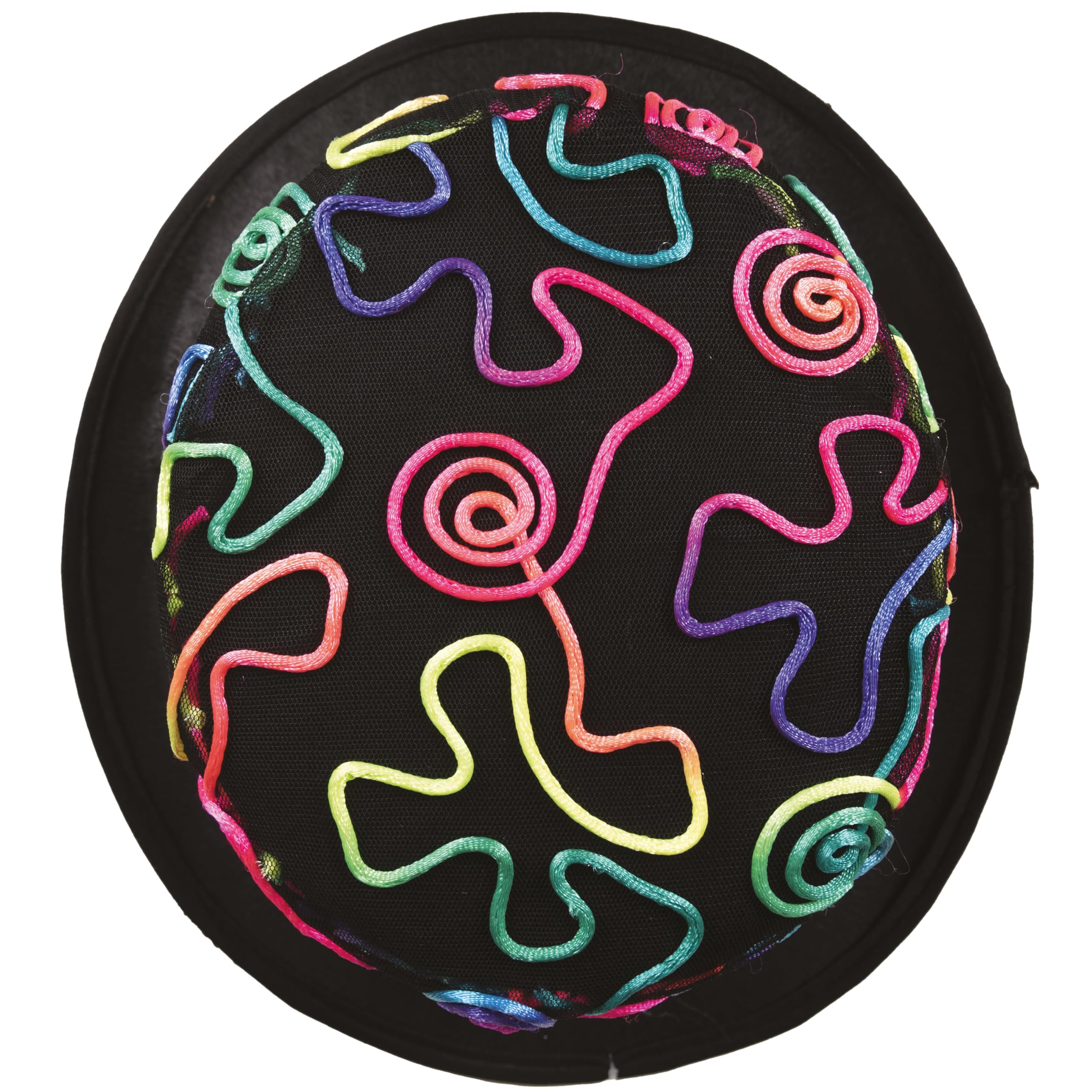 p-tit-clown-46503-zylinder-filz-schwarz-mit-neon-kordel-erwachsene image 4
