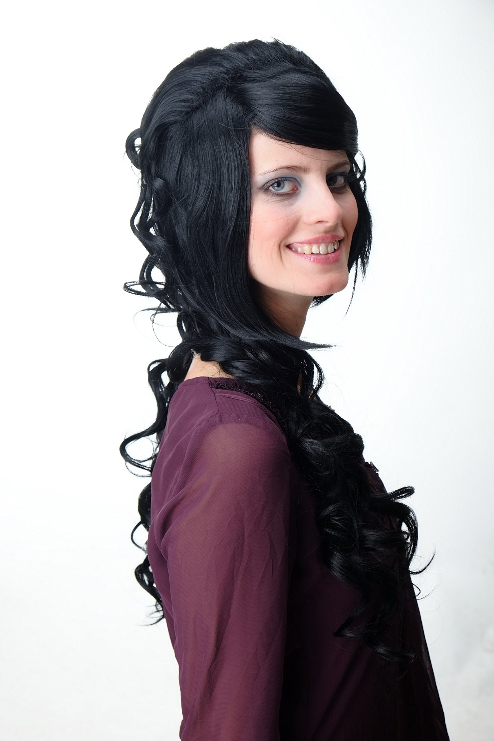 wig-me-up-f2558-1-damenper-cke-sehr-lang-schwarz-mit-locken image 3