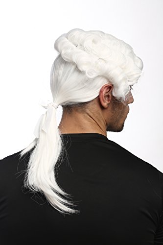 wig-me-up-0061-p60-herren-karnevalsper-cke-barock-wei-mit-zopf-50-cm image 7