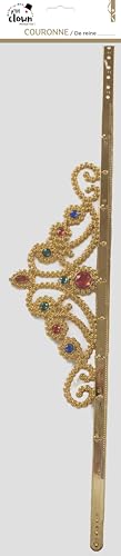 p-tit-clown-k-nigin-kranz-gold-mit-bunten-steinen-haarreif-krone image 8