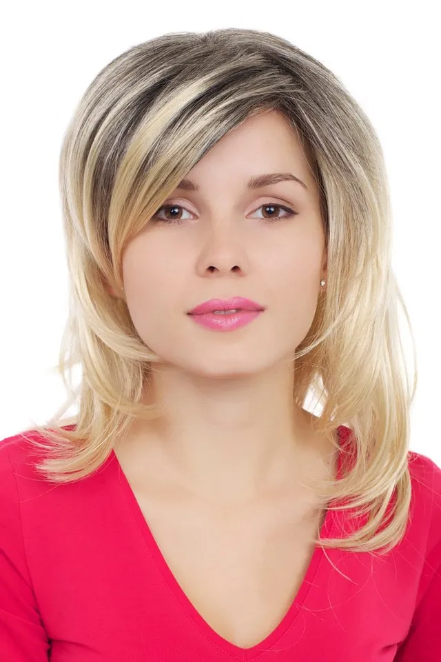 wig-me-up-gfw1016-24br6-damenper-cke-schulterlang-blond-mit-schwarzem-unterhaar- image 1
