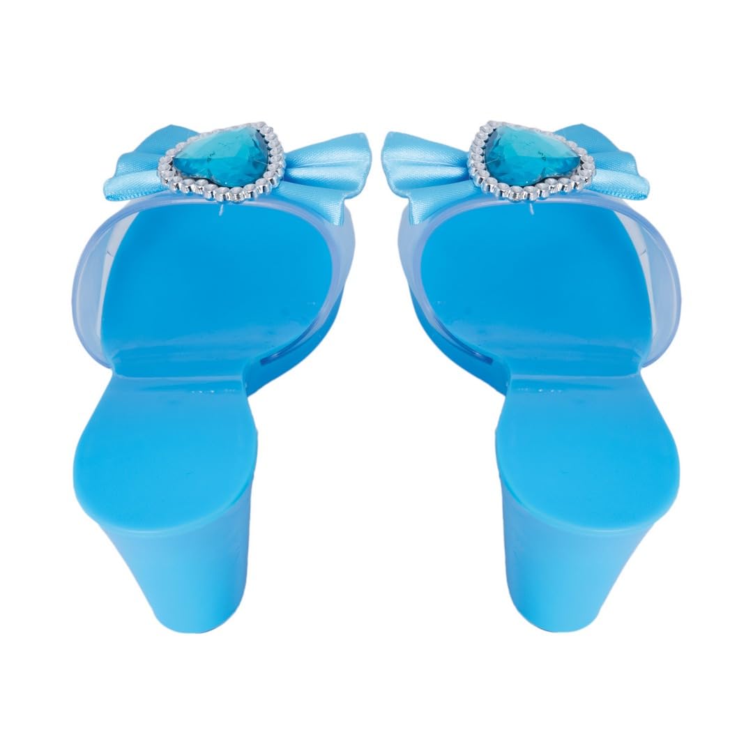 p-tit-clown-prinzessinnenschuhe-kinder-mit-absatz-blau-einheitsgr-e image 3