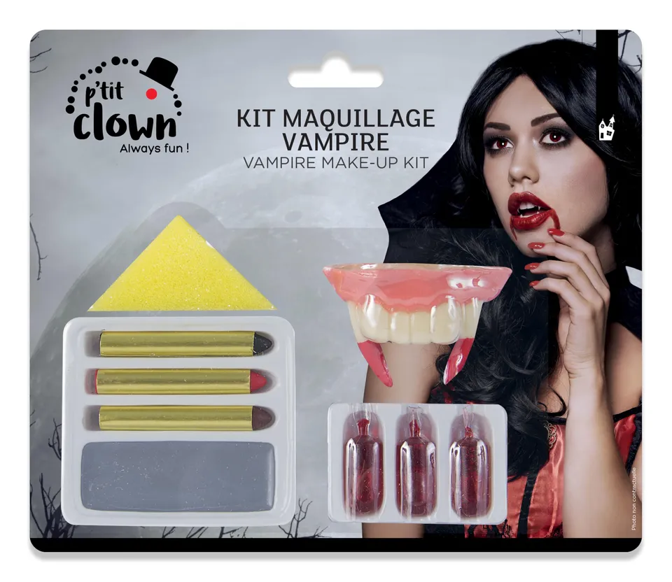 p-tit-clown-vampire-halloween-make-up-set-grau-erwachsene image 1