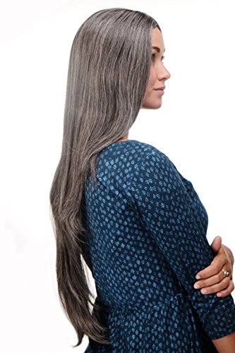 wig-me-up-3217-44-damenper-cke-dunkelgrau-glatt-sehr-lang-80-cm-mittelscheitel image 7