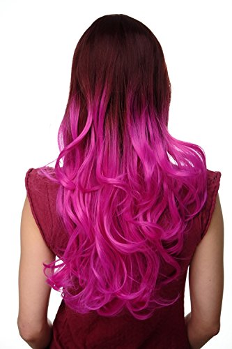 wig-me-up-h9704-33ft2405-ombre-per-cke-braun-pink-60-cm-lockig image 8