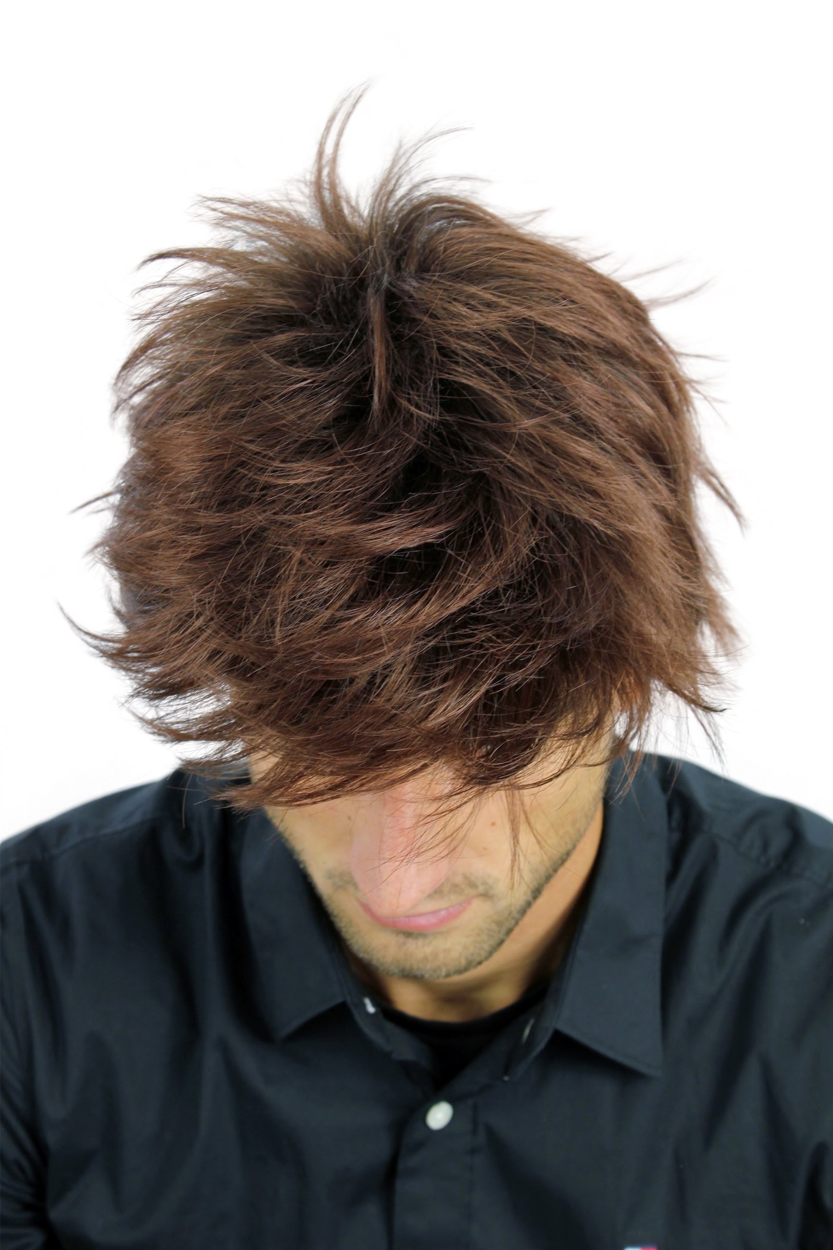 wig-me-up-wl-2052a-4t33-herrenper-cke-kurz-wild-mischbraun image 5