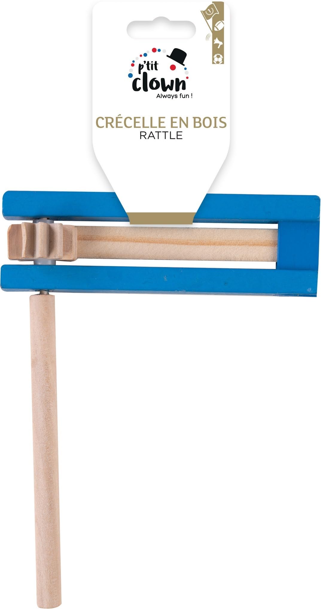 p-clown-22396-holzr-tsche-holzkl-ppel-zufallsfarbe image 4