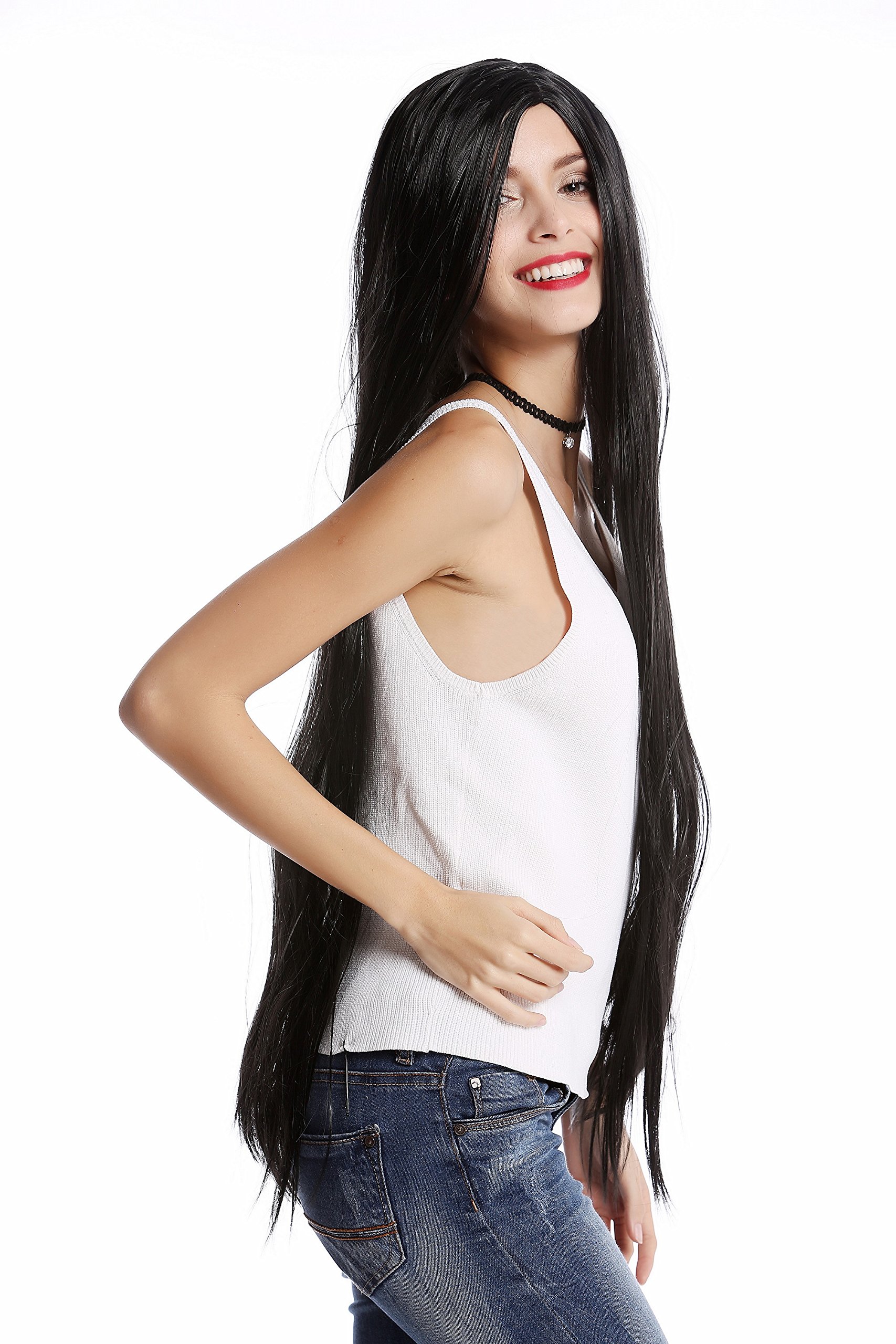 wig-me-up-91509-za103-damenper-cke-sehr-lang-glatt-schwarz-mittelscheitel-90-cm image 3