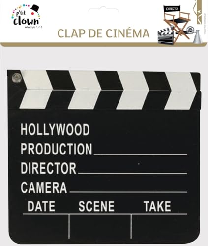 ptit-clown-10031-hollywood-regieklappe-20x18-cm-schwarz image 5
