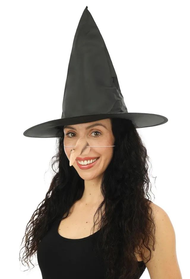 ptit-clown-hexennase-mit-warze-halloween-kost-mnase-f-r-erwachsene image 1
