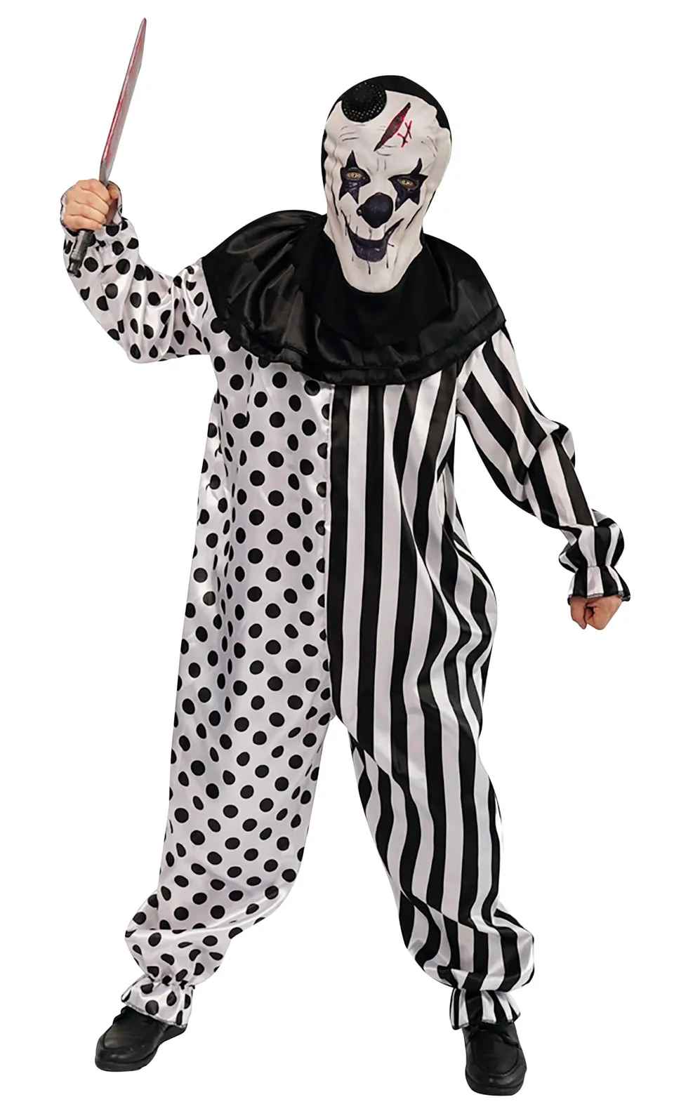 p-tit-clown-horror-harlekin-kost-m-erwachsene-mit-masken-kapuze image 1