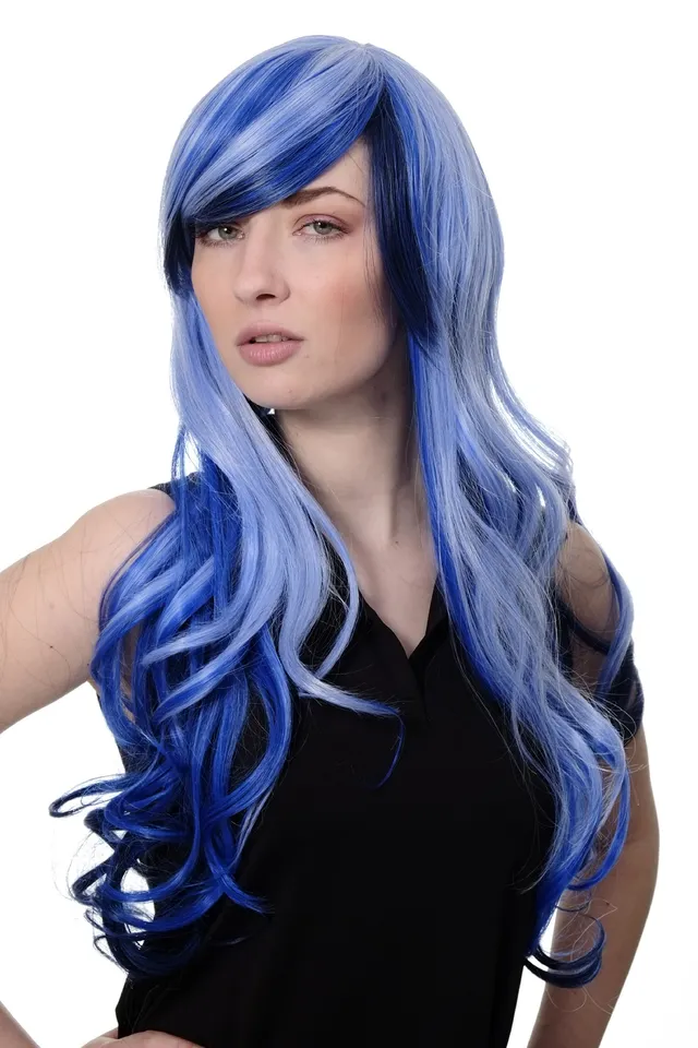 wig-me-up-2307-2217ye-damenper-cke-cosplay-emo-blau-durchstr-hnt-lang-leicht-gel image 1
