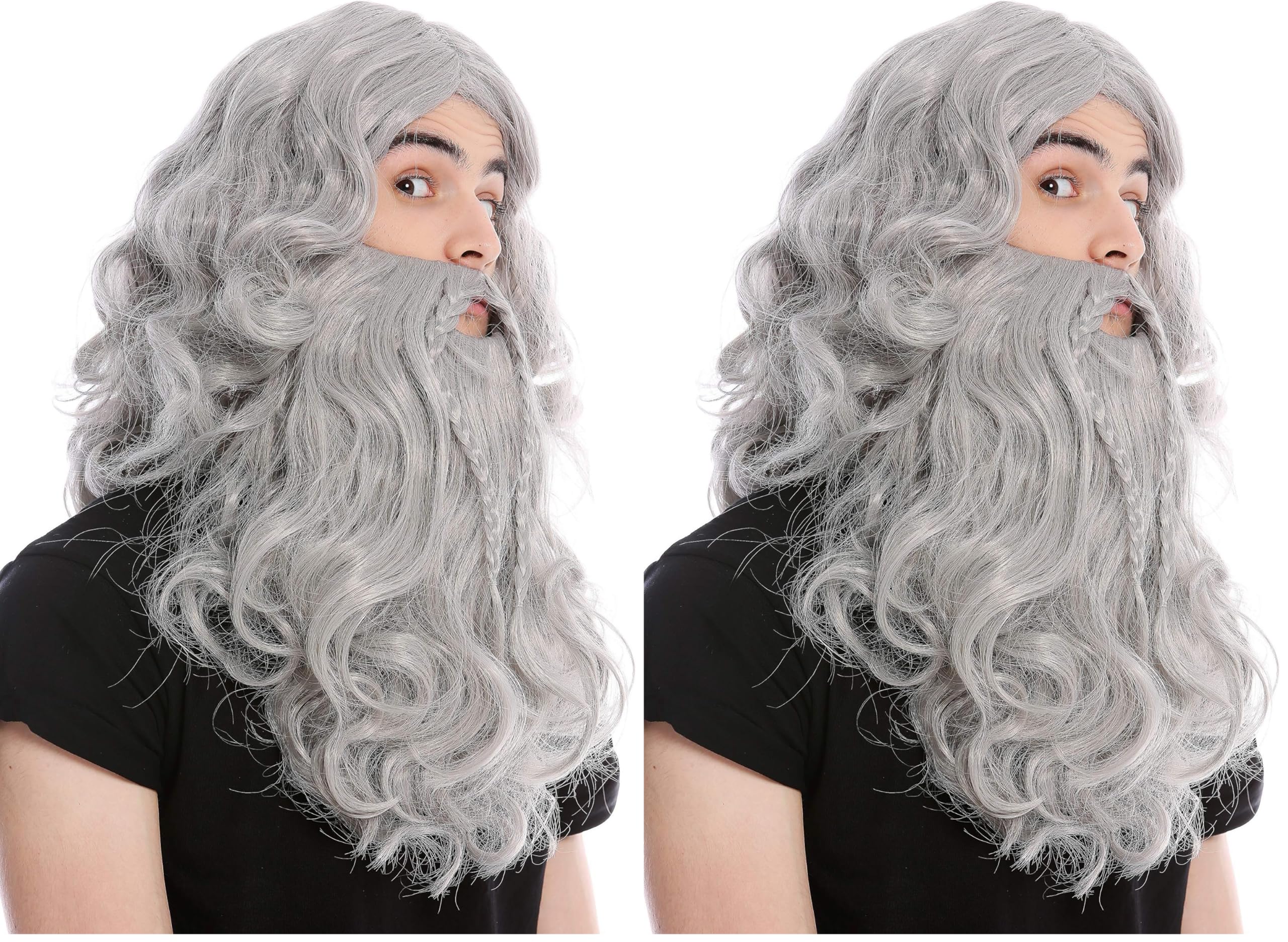 wig-me-up-90760-a-wikinger-per-cke-mit-bart-braun-grau-rostrot-mix-45-cm image 6