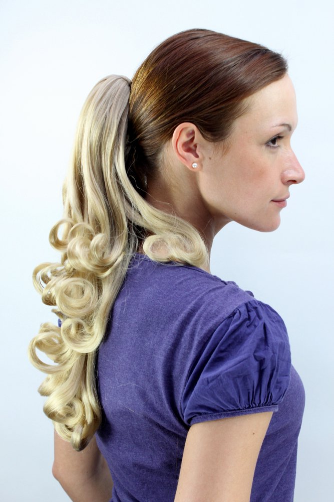 wig-me-up-nc-19-202-haarteil-langer-gelockter-zopf-blond-45-cm image 2