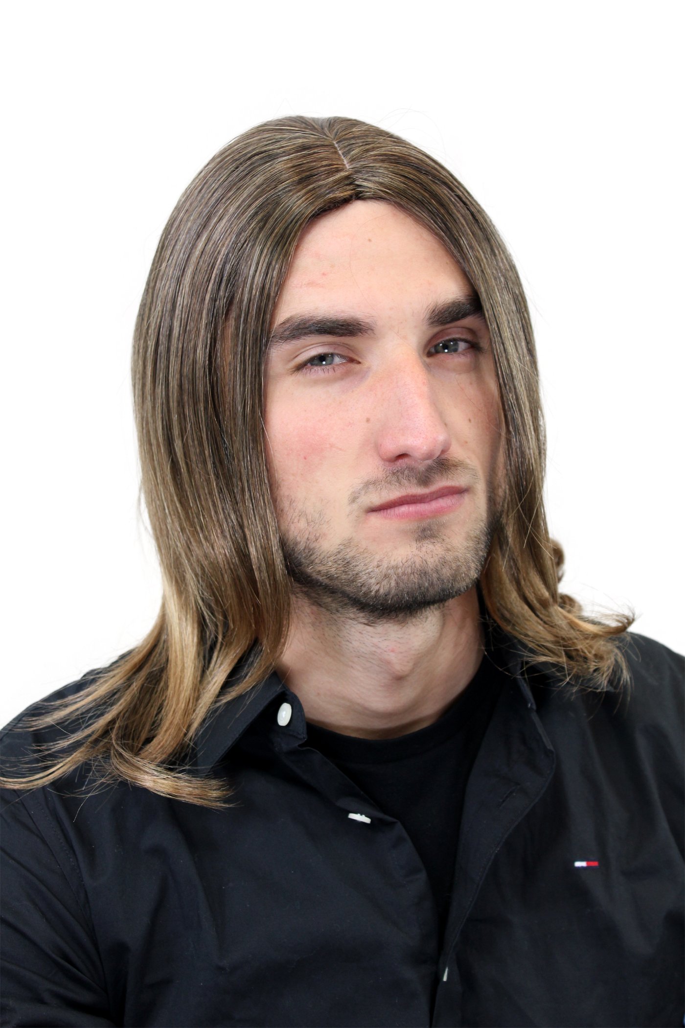wig-me-up-gfw891-2t19-herrenper-cke-lang-braun-mittelscheitel image 3