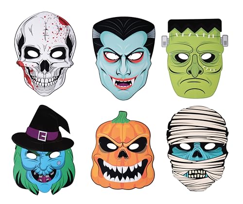p-tit-clown-23550-halloween-masken-erwachsene-6-st-ck image 3