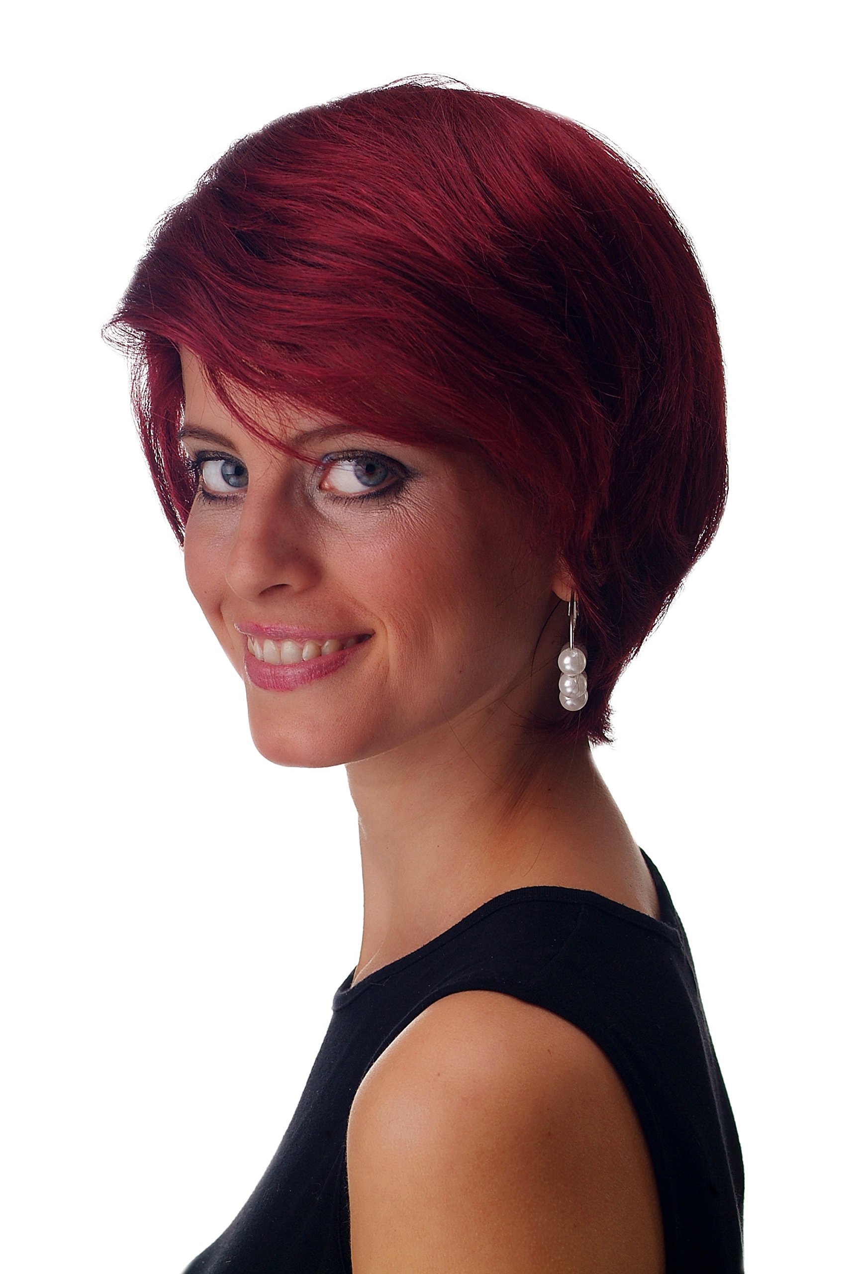 wig-me-up-f2743-118-damenper-cke-kurz-bob-volumin-s-mit-scheitel-in-auberginerot image 1