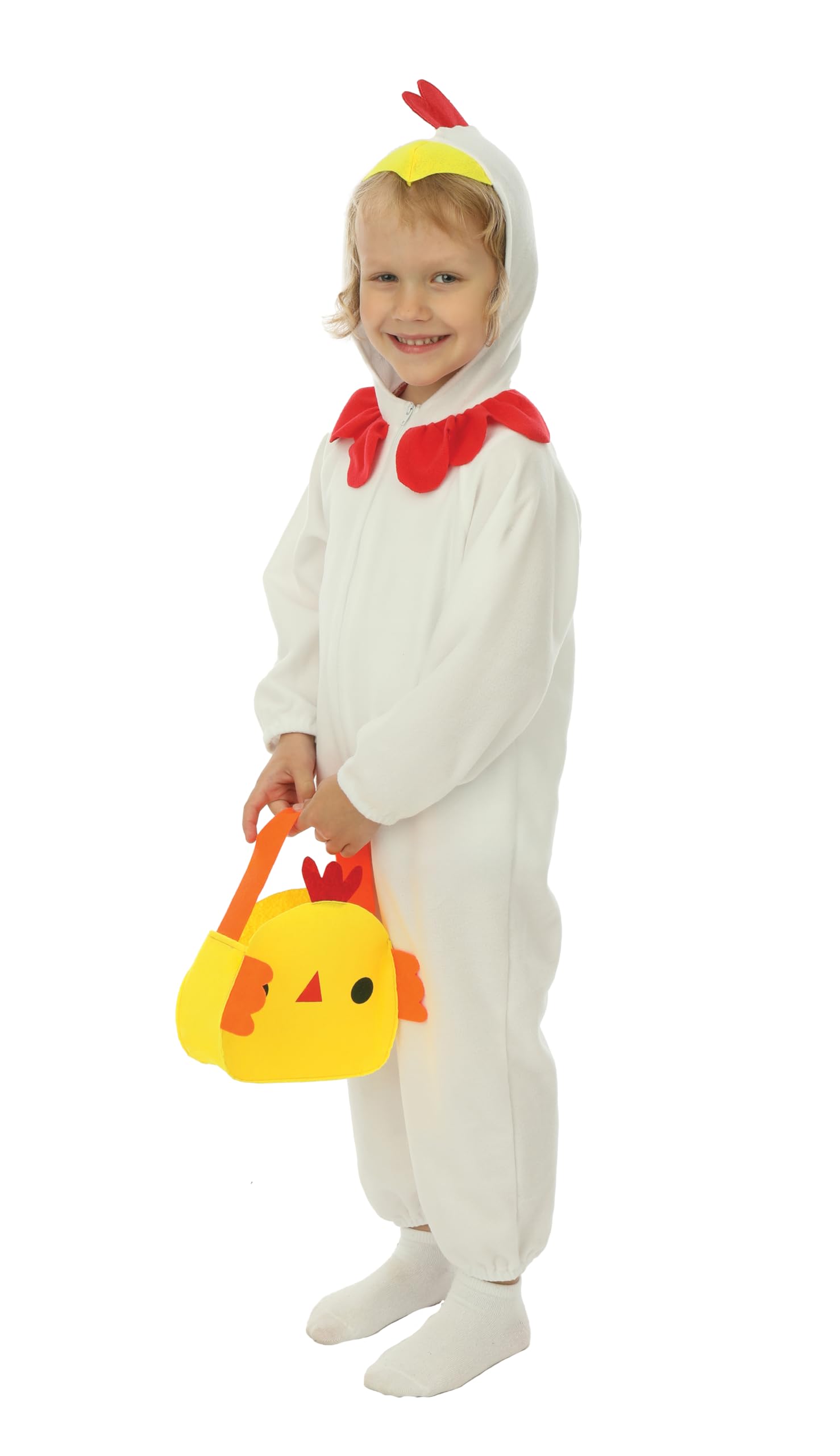 p-tit-clown-osterkost-m-kinder-hase-grau-k-ken-wei-mit-kapuze image 2