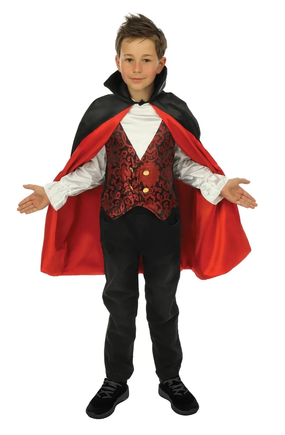 p-tit-clown-vampirkost-m-junge-mit-umhang-und-weste image 1