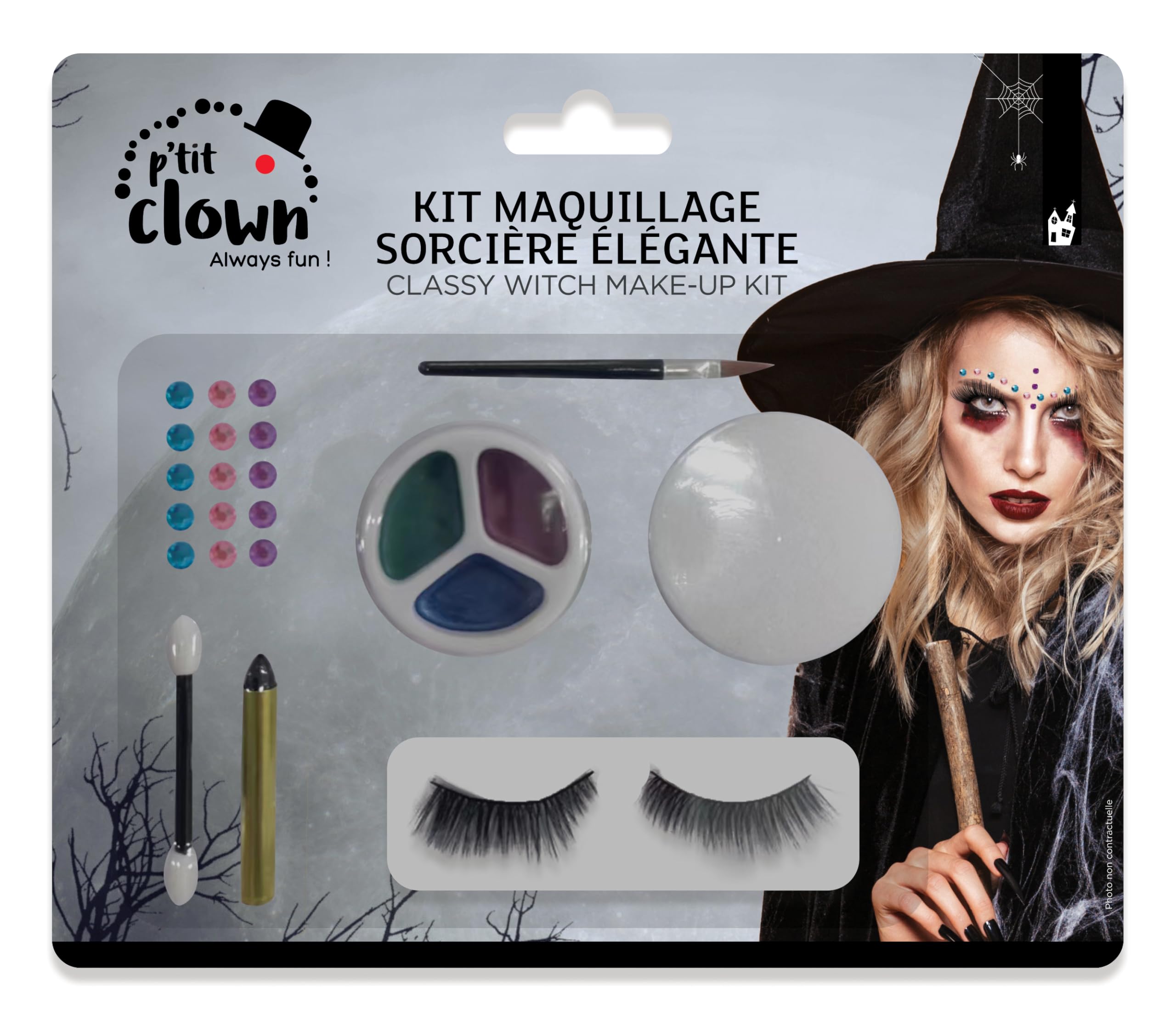 p-tit-clown-hexen-make-up-set-spinnenhexe-abwaschbar image 1