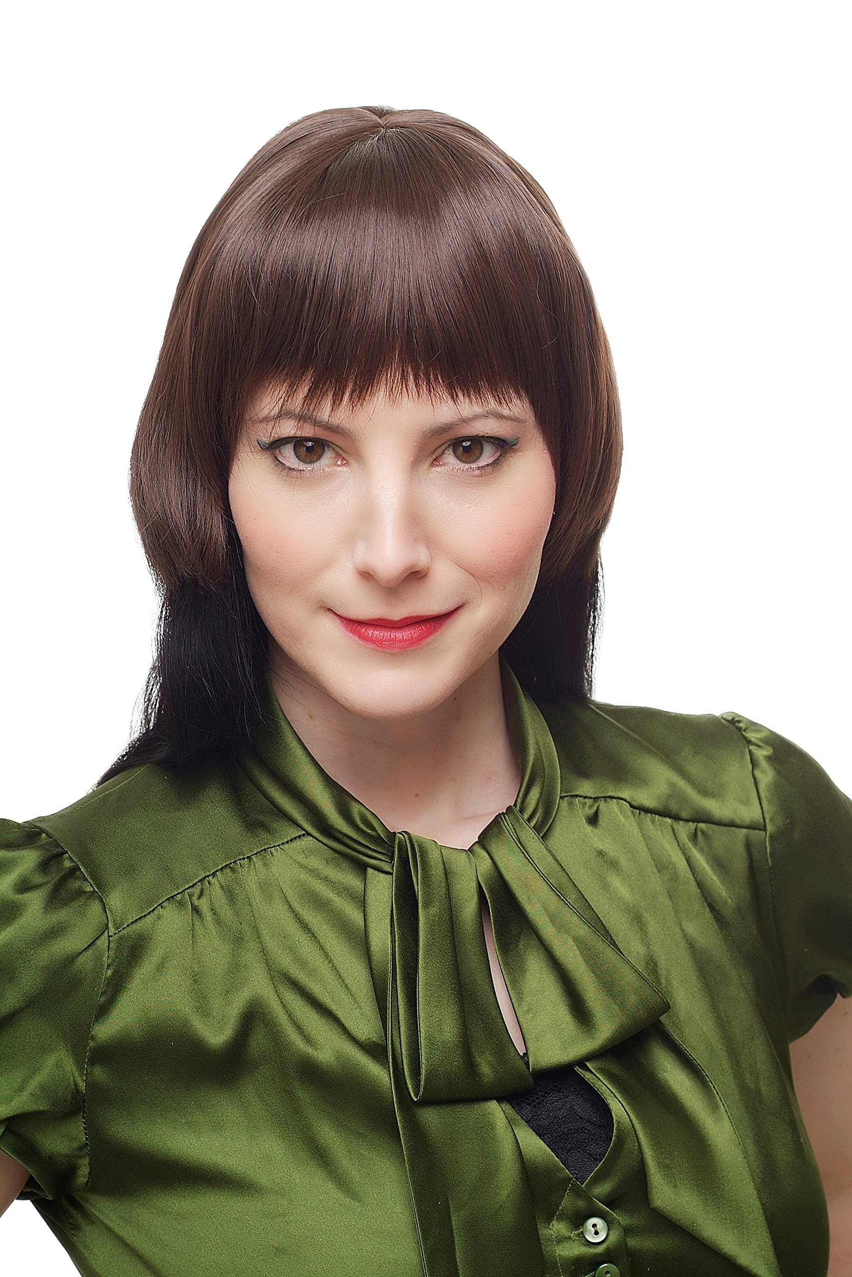 wig-me-up-h9304-6-clip-in-topaufsatz-glatt-bob-braun-20-cm image 1