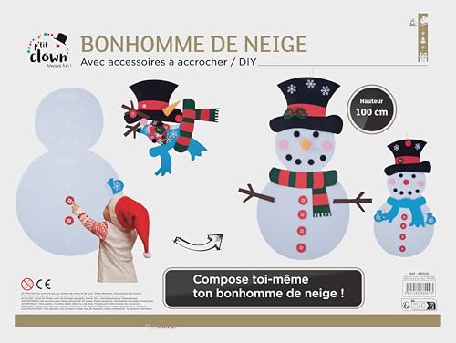 vegaoo-party-weihnachtsbaum-deko-zum-aufh-ngen-67x100-cm-filz-mit-anh-ngern image 5
