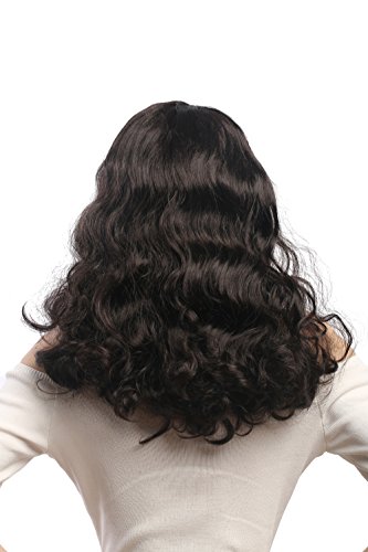wig-me-up-per-cke-90942-za1-damen-lang-wellig-braun-mit-pony-50er-pin-up image 7