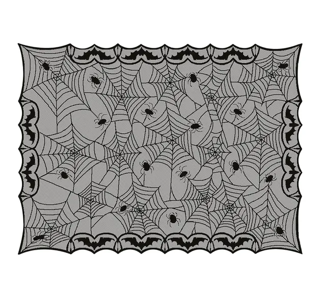 ptit-clown-halloween-tischdecke-spinnennetz-160x120-cm-polyester image 1