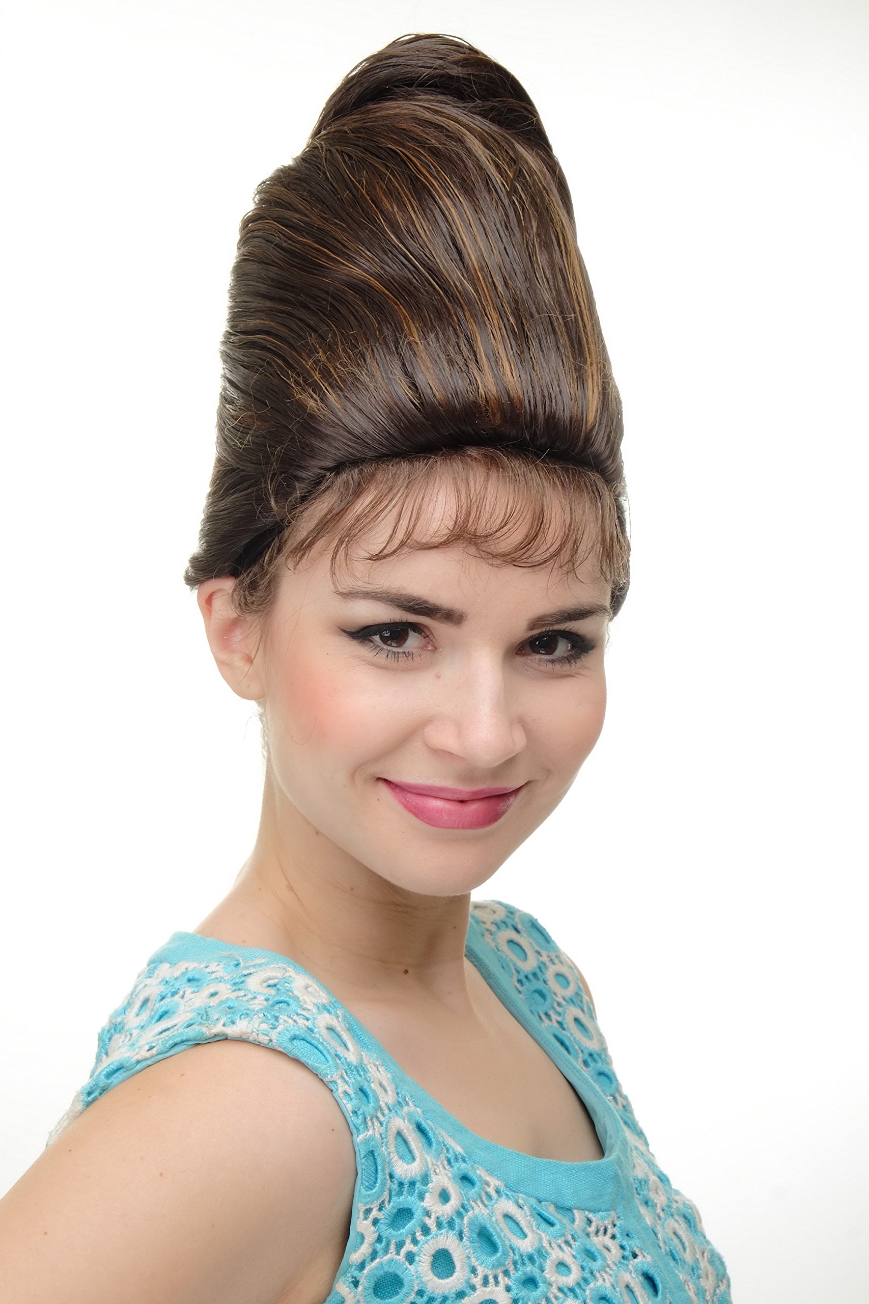 wig-me-up-gfw2189-beehive-dutt-per-cke-braun-mit-blonden-highlights-retro image 5