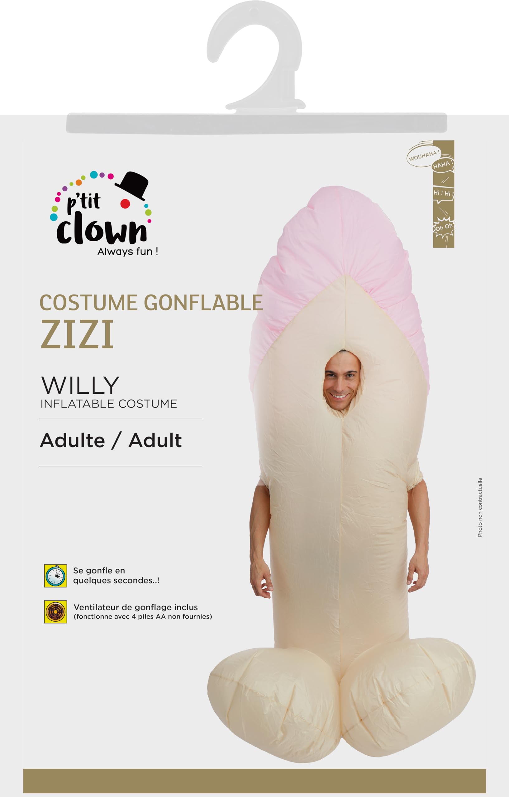 ptit-clown-aufblasbares-kost-m-erwachsene-uni-einheitsgr-e image 5