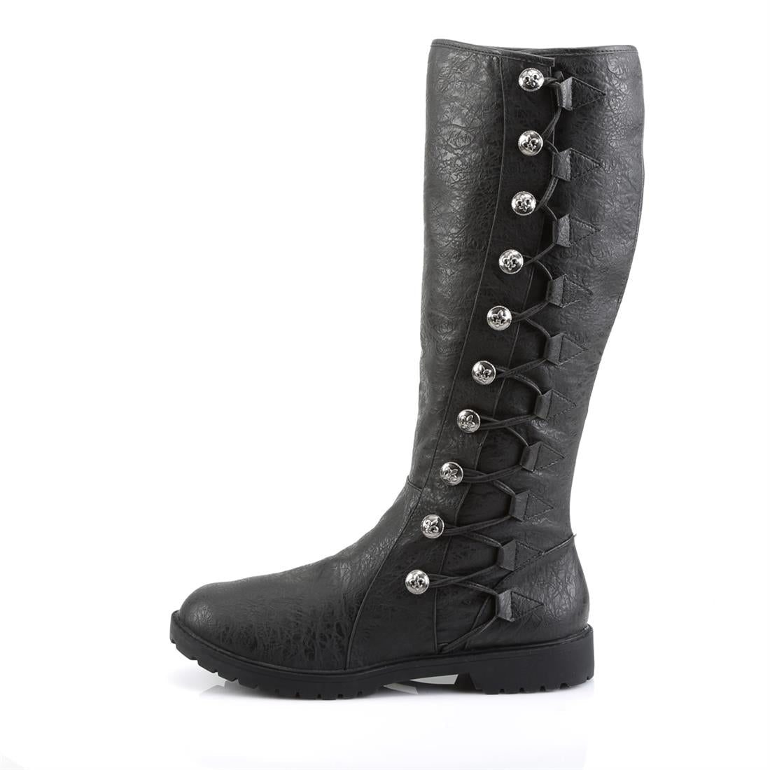 funtasma-gotham-109-herren-knie-stiefel-schwarz-3-8-cm-absatz image 3