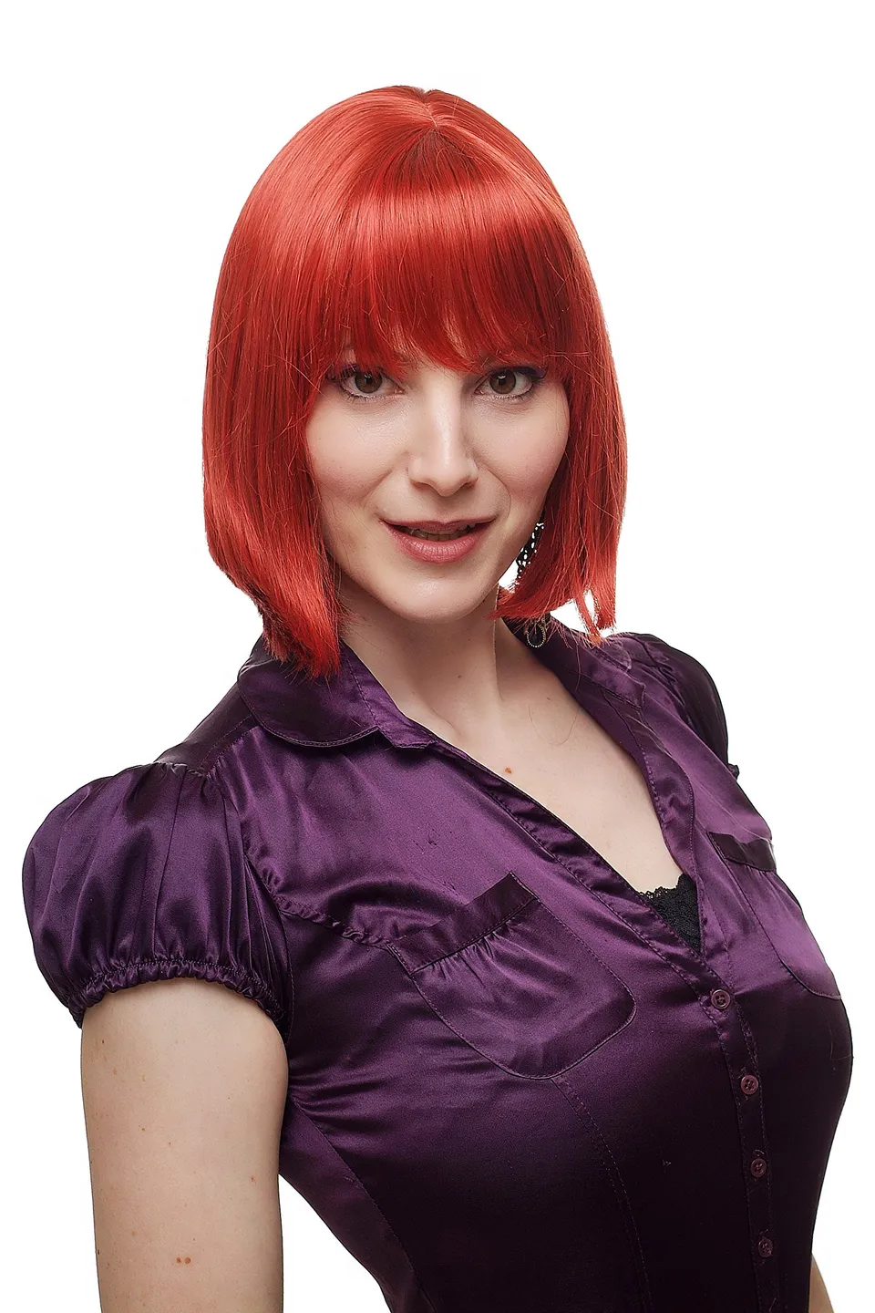wig-me-up-2212-137-damen-per-cke-bob-rot-mit-langem-pony-25-cm image 1