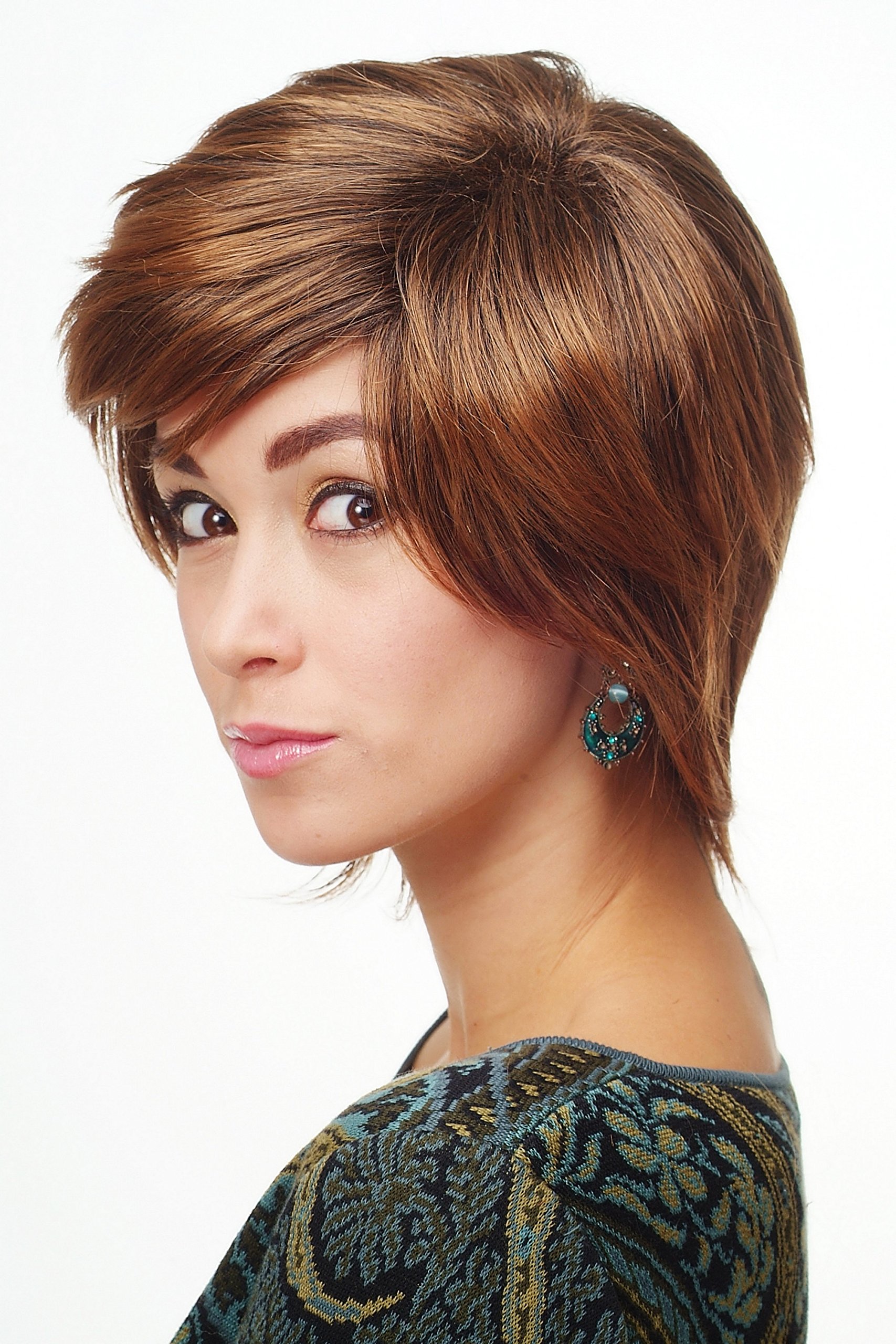 wig-me-up-dw146a-damen-kurzhaarper-cke-erdbeerblond-mit-schwarzen-str-hnen image 3